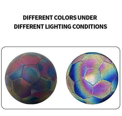 Reflective size 5 soccer ball for matches