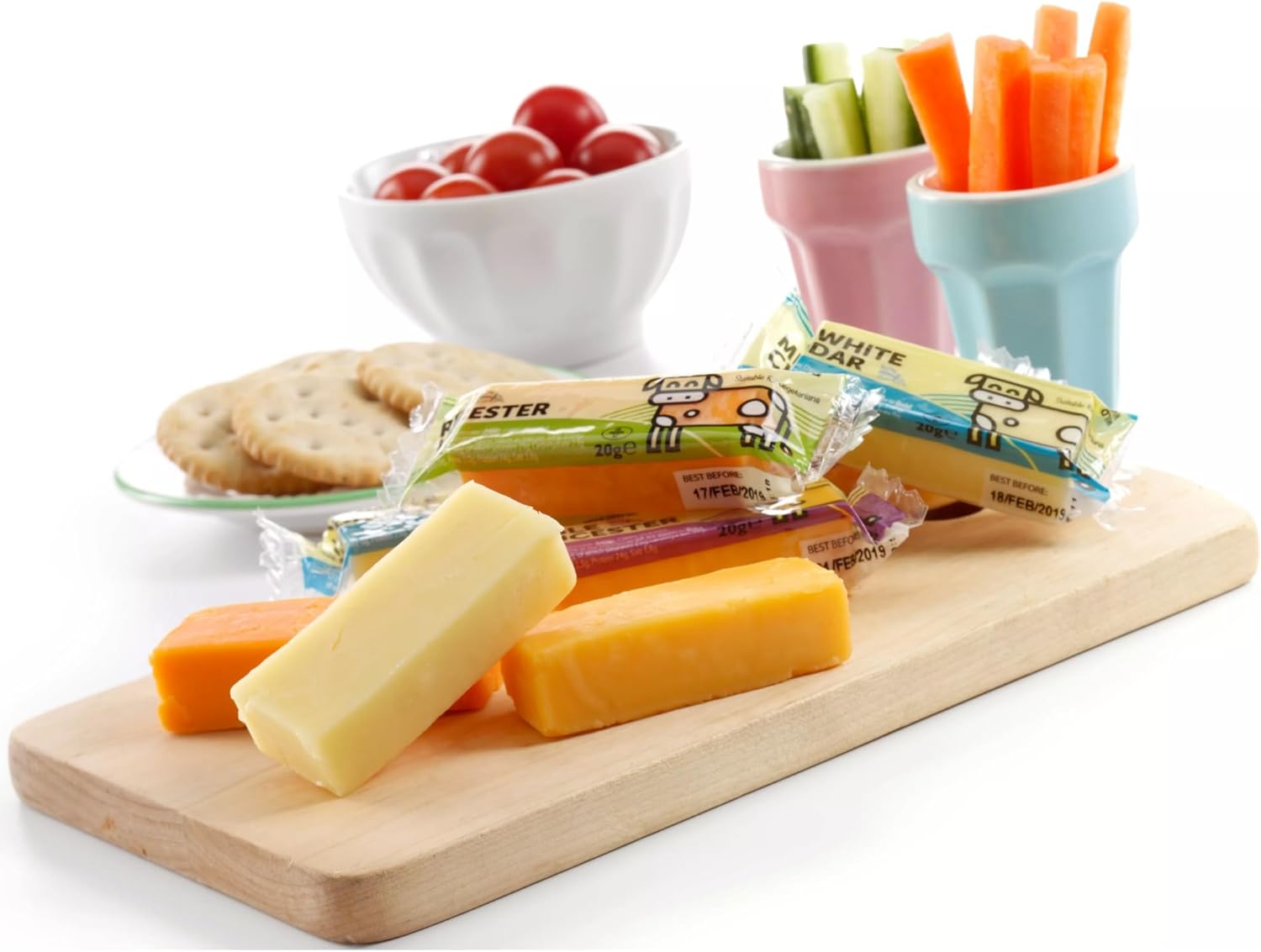 festive cheese selection individually wrapped