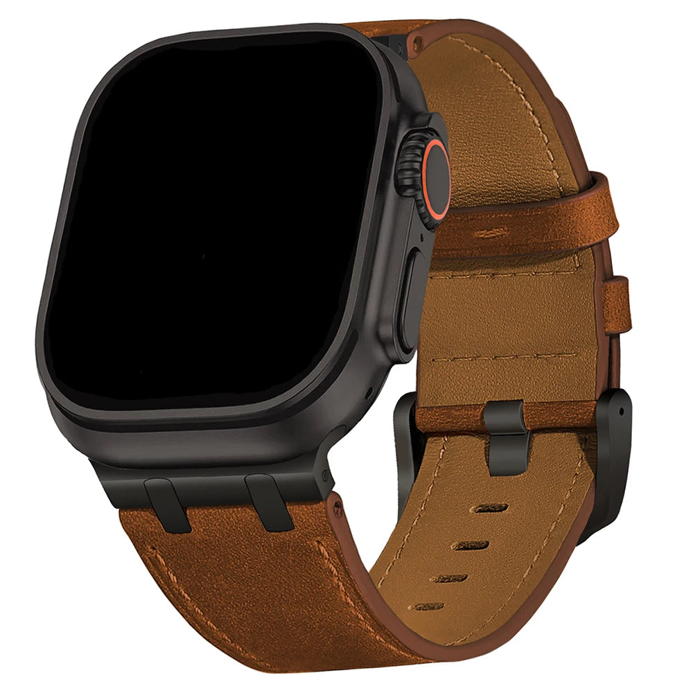 Apple Watch leather band packaging what is included detail