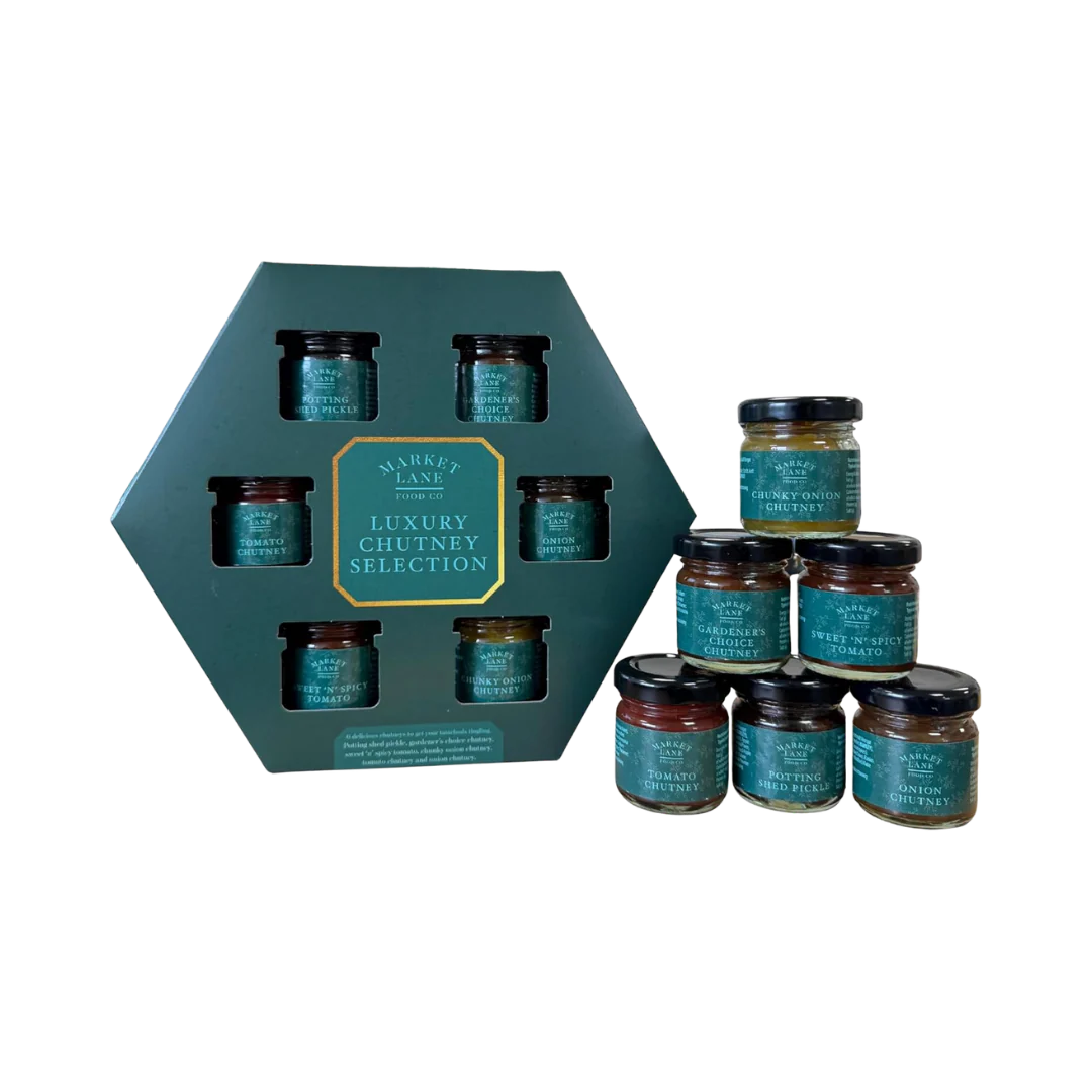 Luxury Chutney Selection Gift Set 6 x 32g with six distinct flavours