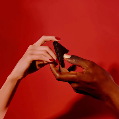 Dark chocolate with strawberry and popping candy treat