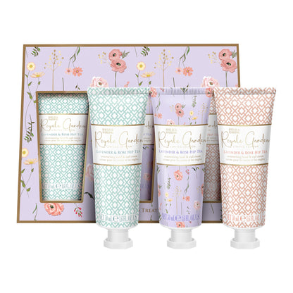 Trio of 50ml hand and nail creams for soft, moisturised hands