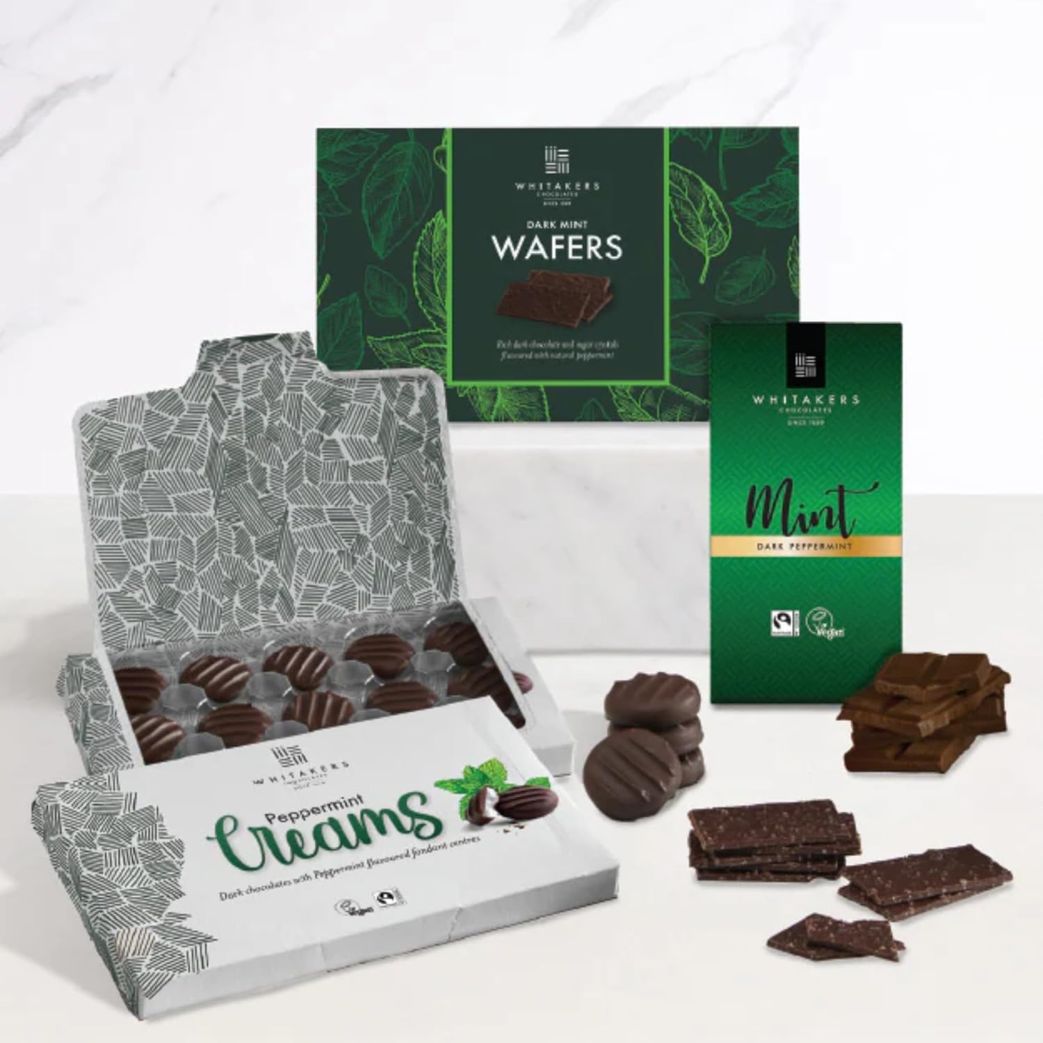 Elegant Whitakers chocolate hamper ready to gift