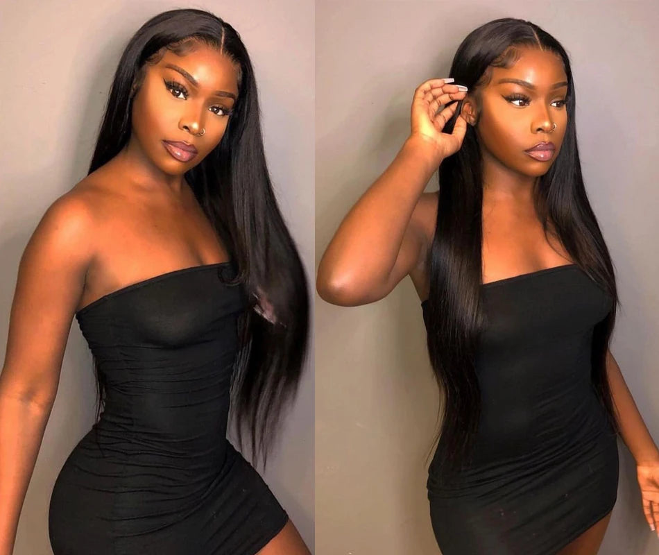 Straight lace wig designed for comfortable everyday wear