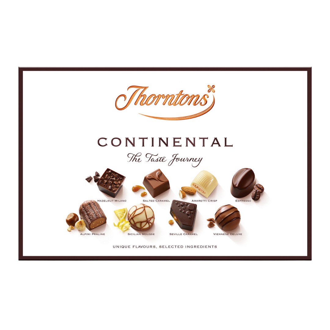 Luxury selection gift set with premium Thorntons chocolates