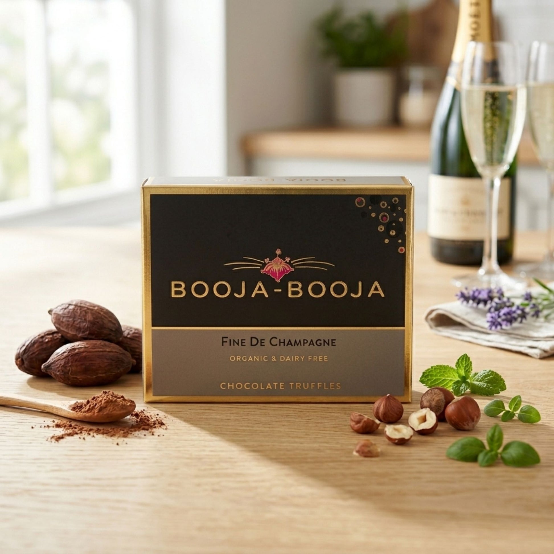 Organic dairy free melt in mouth chocolate truffles