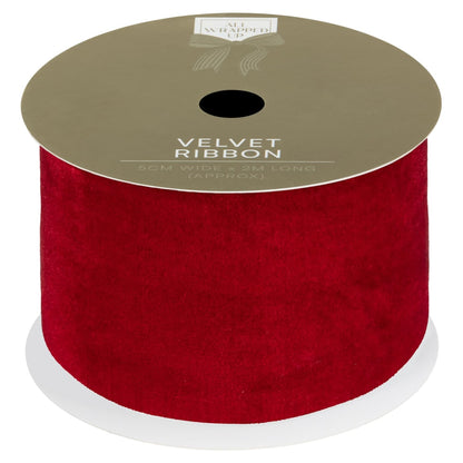 Christmas gift ribbon 2 metres long and 5cm wide