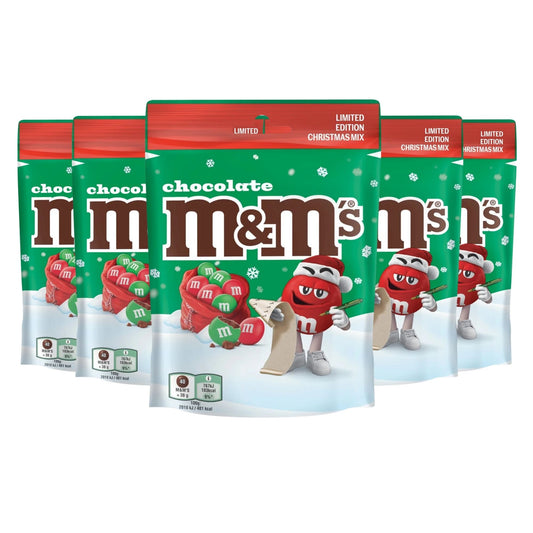 M&M's Choco Christmas Pouch 5 x 112g