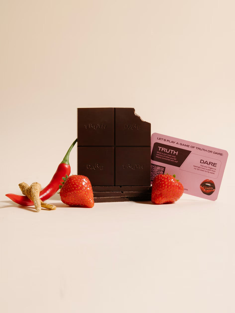 Aphrodisiac chocolates for playful, intimate date nights