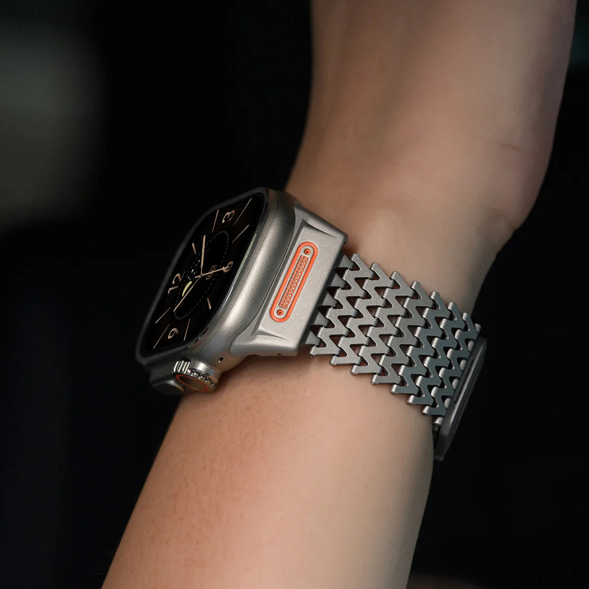 Stainless steel smartwatch band for Apple Watch SE