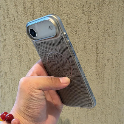 Shockproof iPhone case with integrated magnetic ring