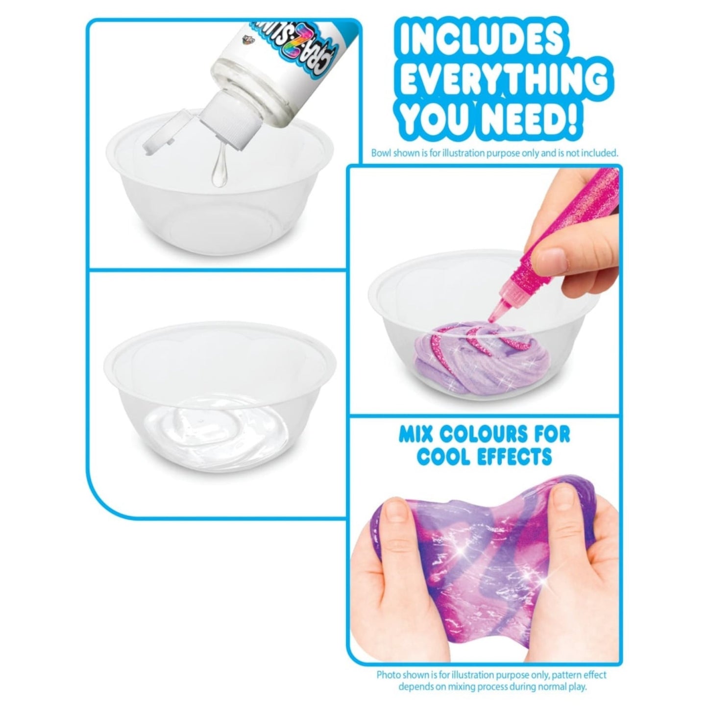 DIY glitter slime kit for children