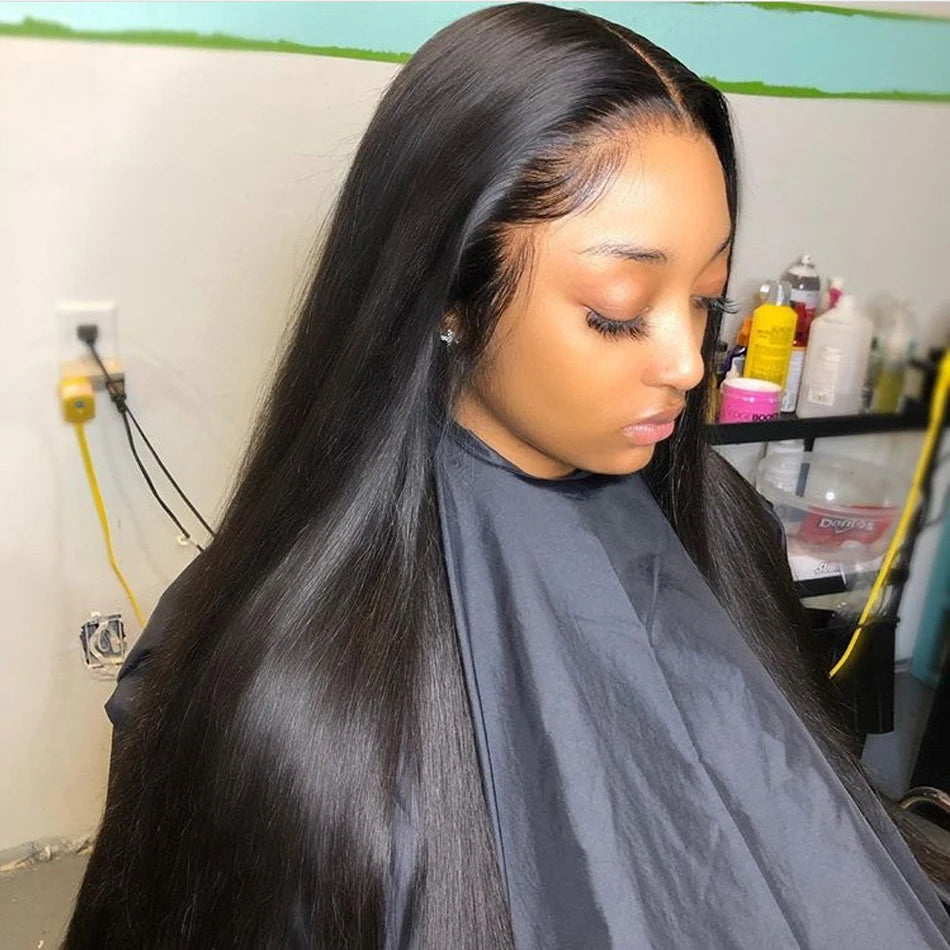 Remy human hair wig with pre plucked hairline
