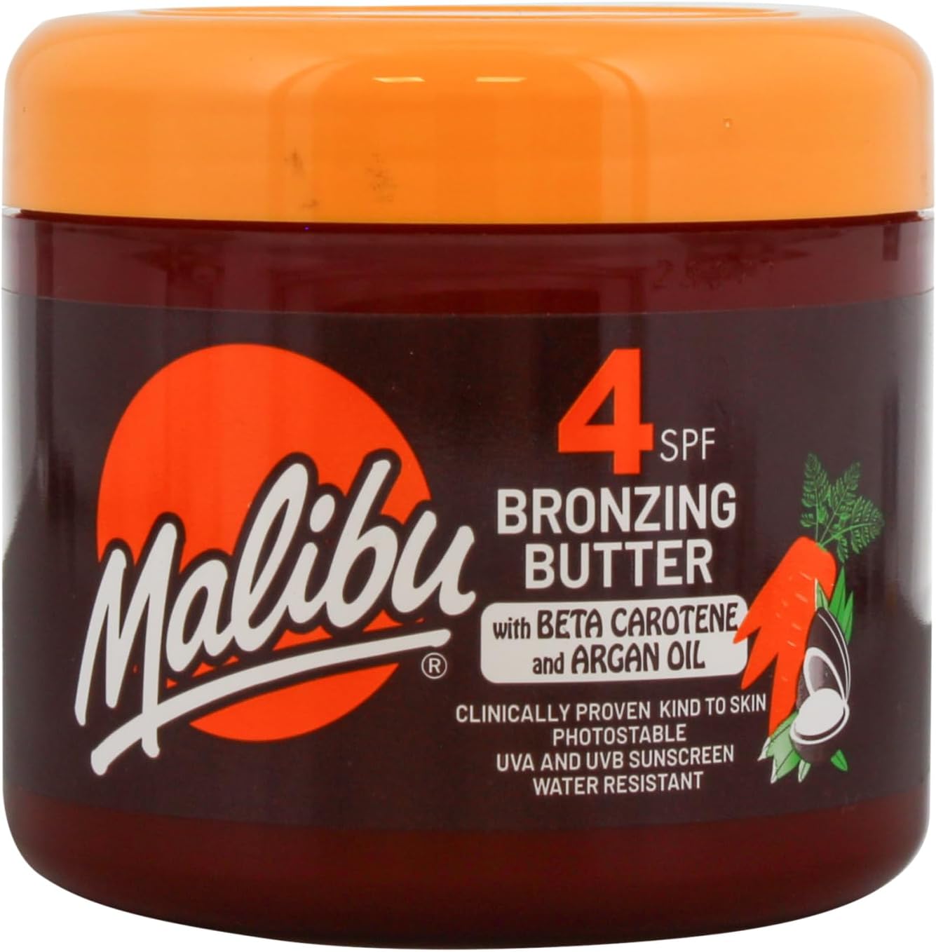 Malibu Sun SPF 2 bronzing tanning body butter 300ml