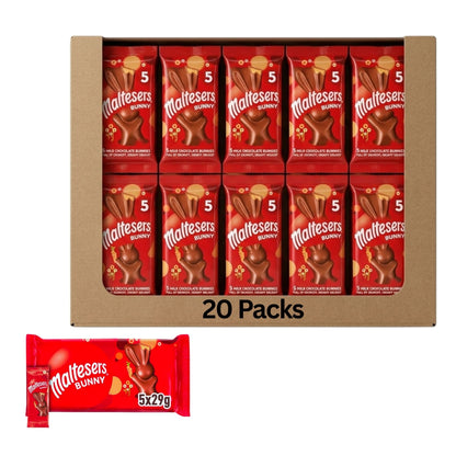 Chocolate bunny with malt and honeycomb texture