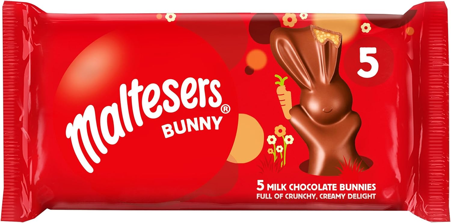 Crunchy and creamy chocolate bunny for Easter