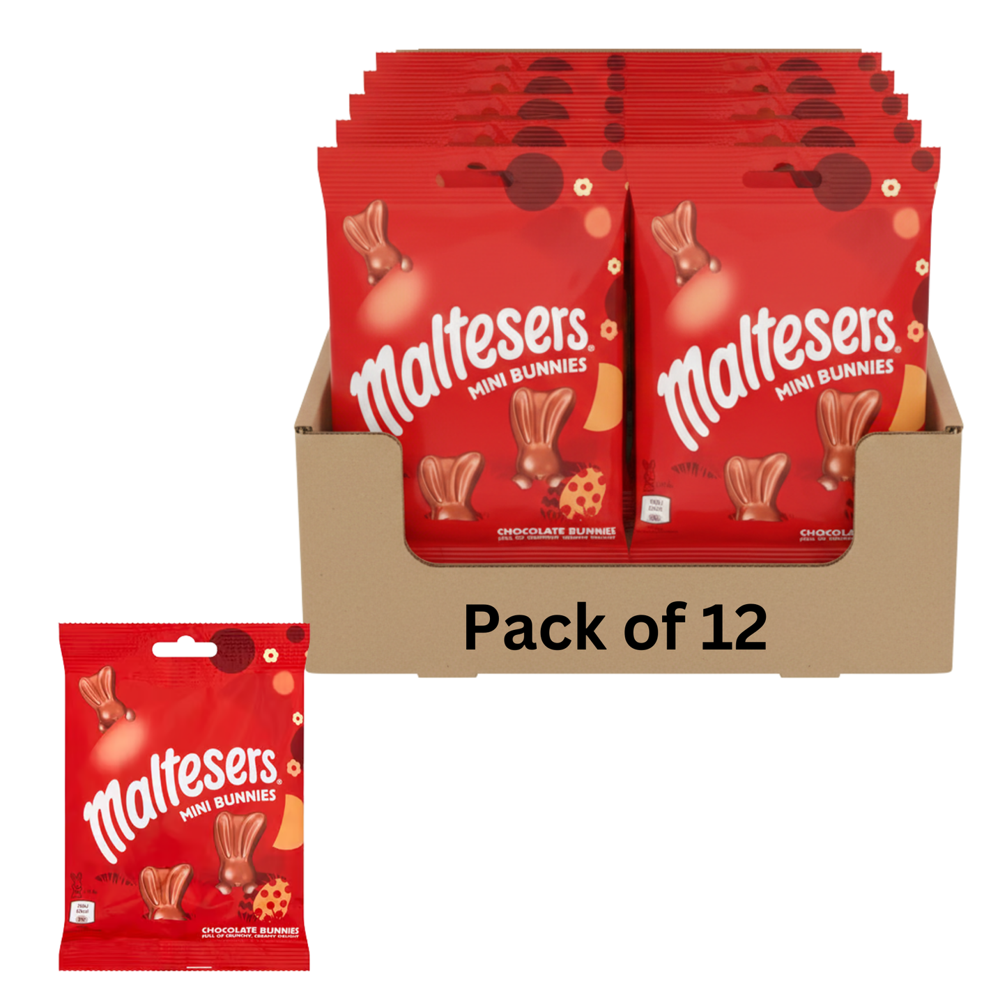 Maltesers milk chocolate bunny mini Easter treats 11.8g