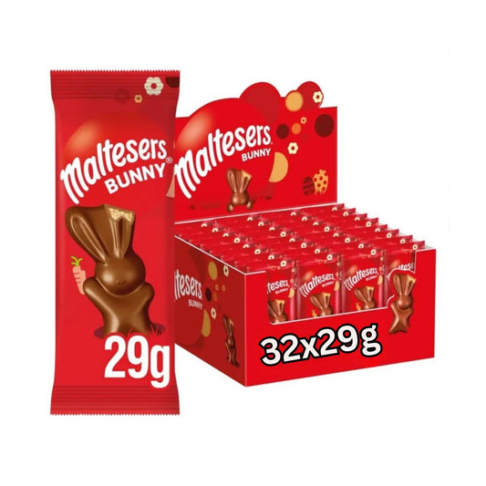 Maltesers milk chocolate Easter bunny with malt centre and honeycomb pieces