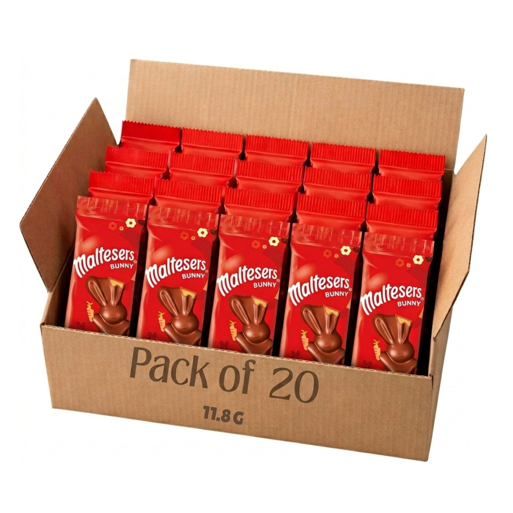 Maltesers milk chocolate mini bunny 11.8g bulk pack