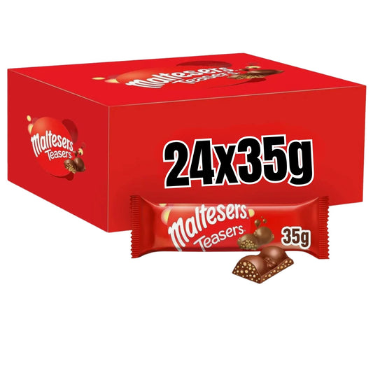 Maltesers Teasers Milk Chocolate & Honeycomb Snack Bar 35g
