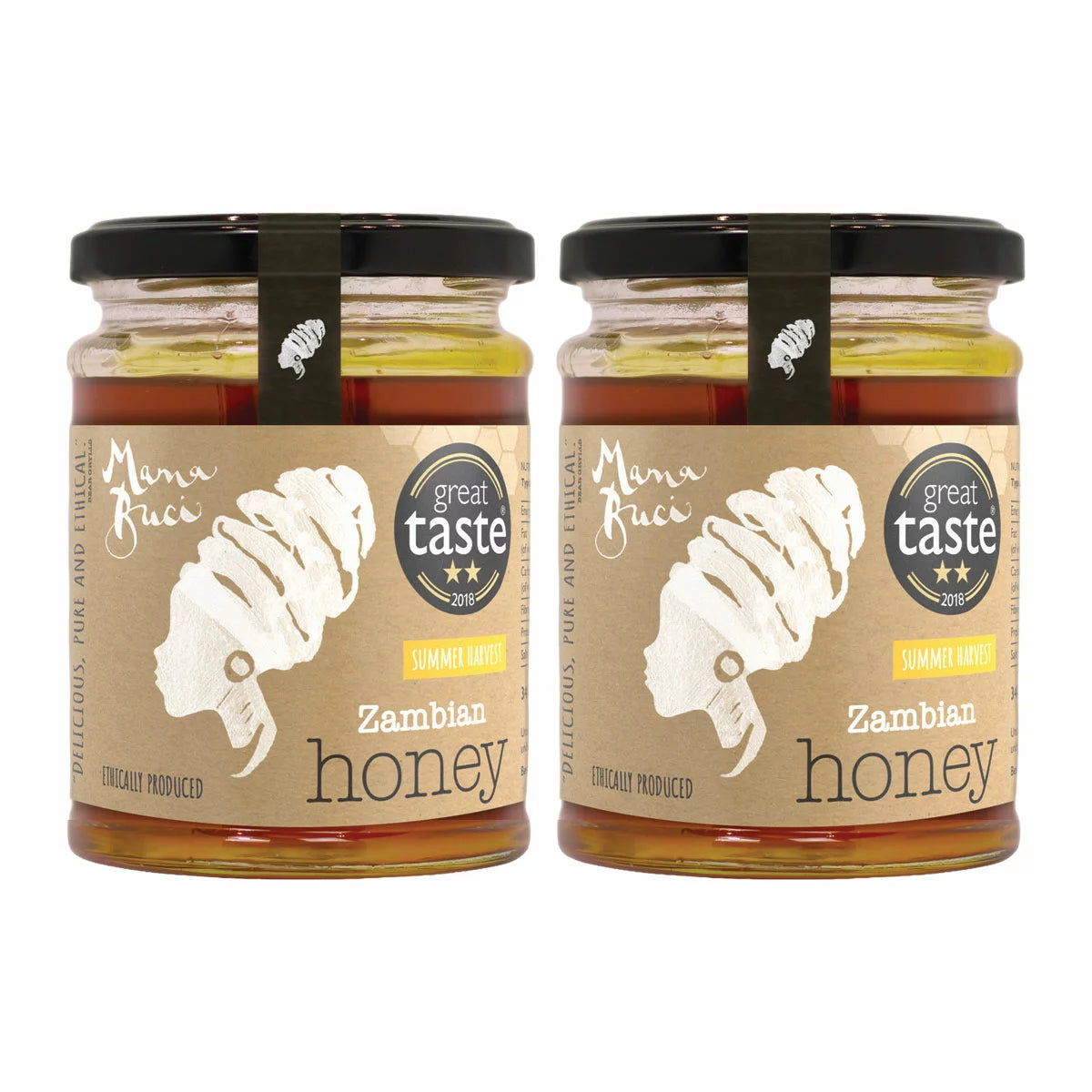 Mama Buci Summer Honey Twin Pack 2 x 340g