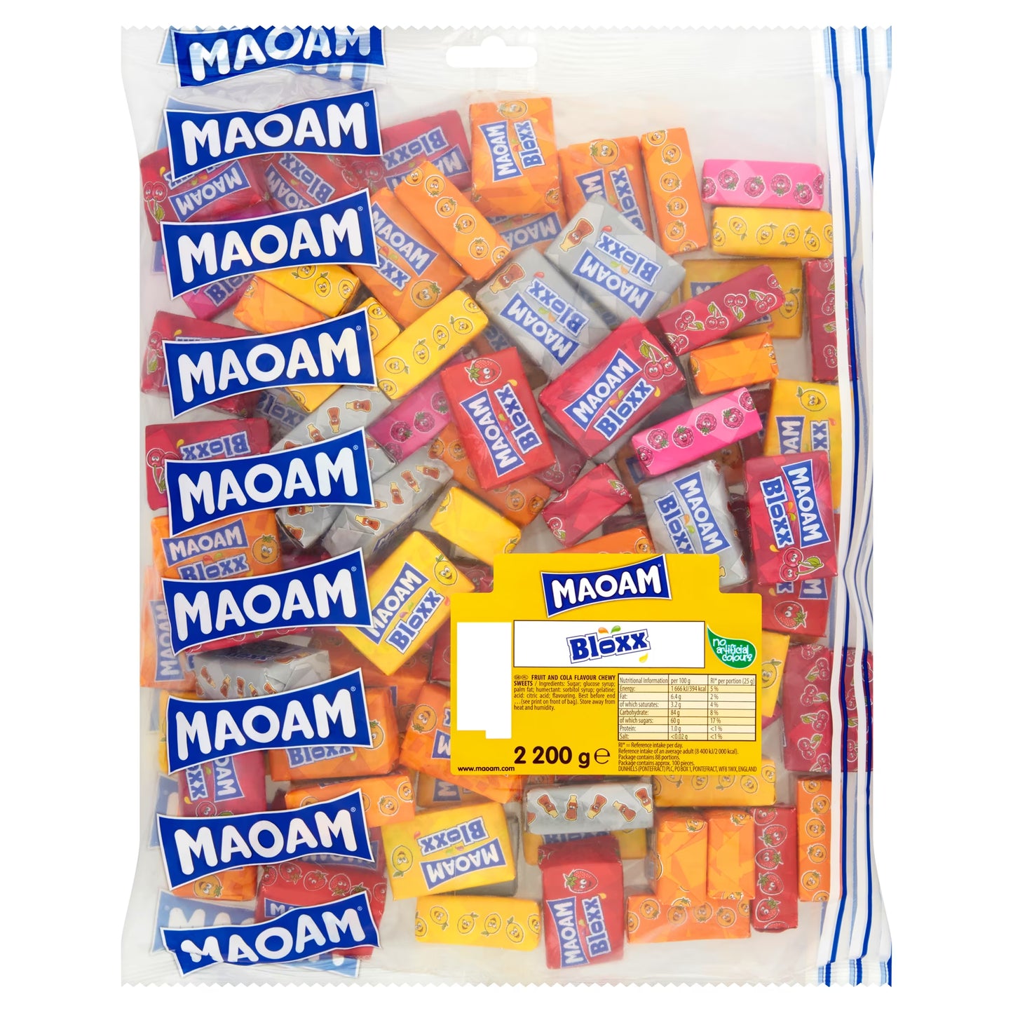 Fruity and cola Maoam Bloxx sweets for Halloween or parties