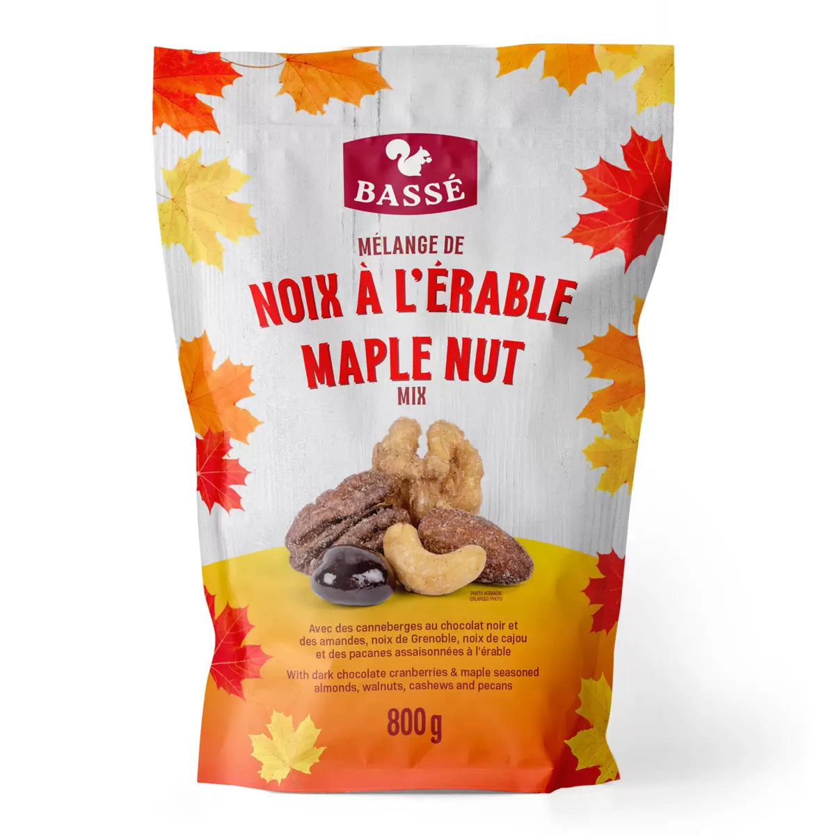 Maple Nut Mix with Chocolate Covered Cranberries 800g