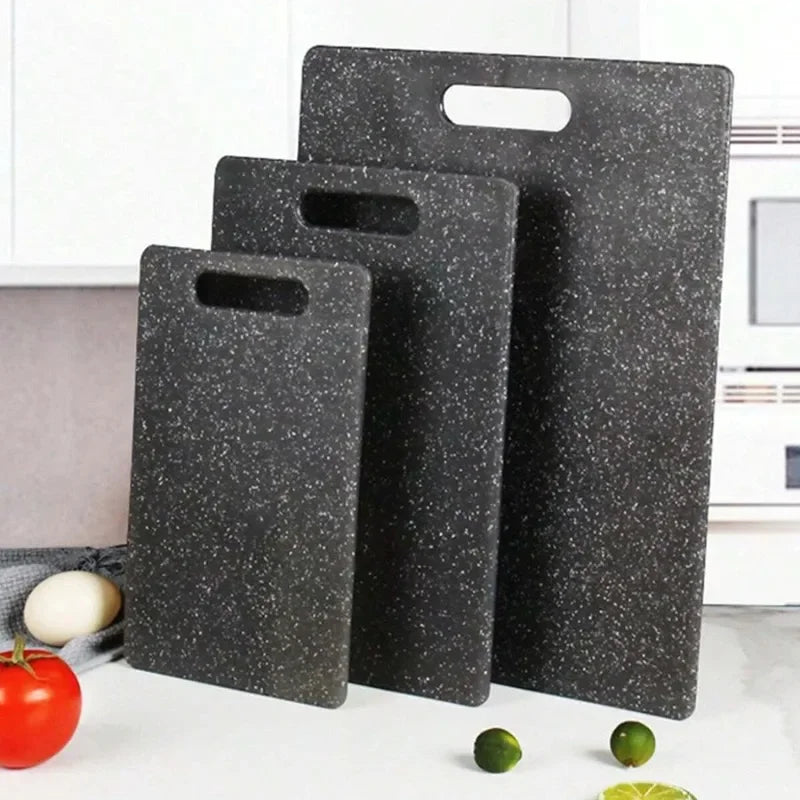 Marble effect plastic cutting board for everyday cooking