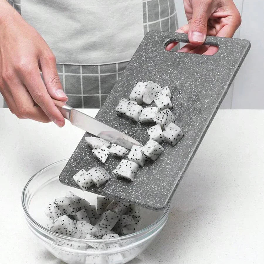 Marble food preparation board for the kitchen