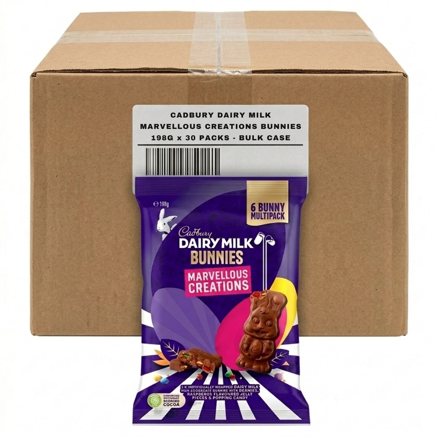 Fun Easter chocolate treats with popping candy texture
