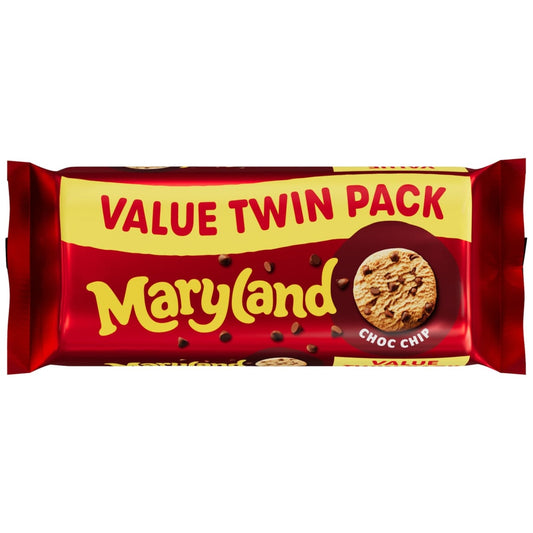 Maryland Chocolate Chip Cookie Twin Pack 2 x 200g packaging