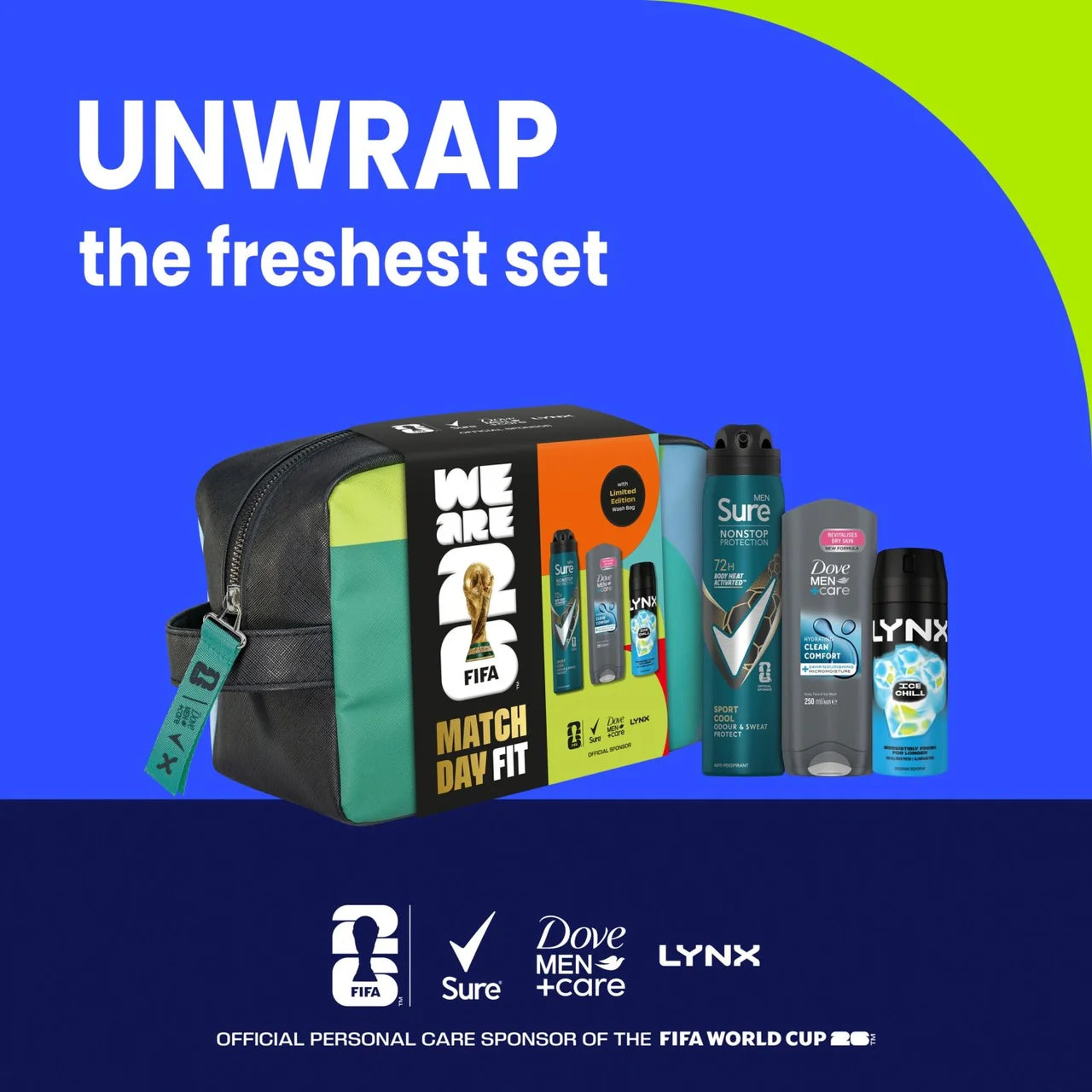 Men’s body wash deodorant antiperspirant gift set