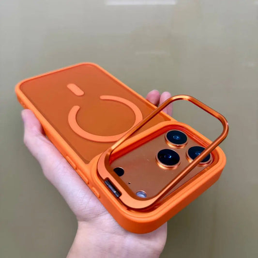 Matte translucent magnetic iPhone case with MagSafe support