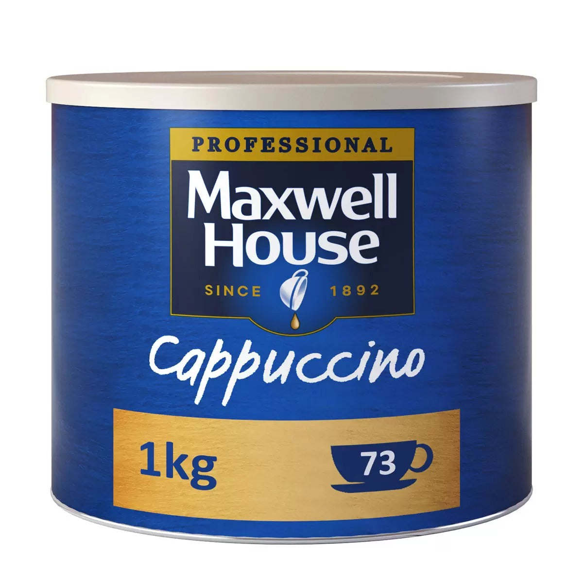Maxwell House Cappuccino instant coffee 1kg tin