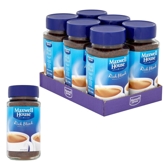 Maxwell House Rich Instant Coffee Granules 6 x 200g