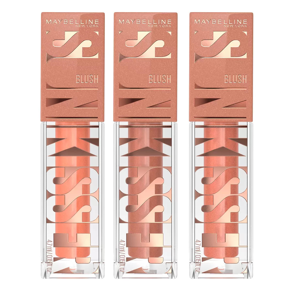 3 vibrant blush shades