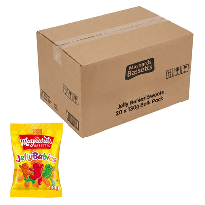 Maynards Bassetts Jelly Babies Sweets 20 x 130g