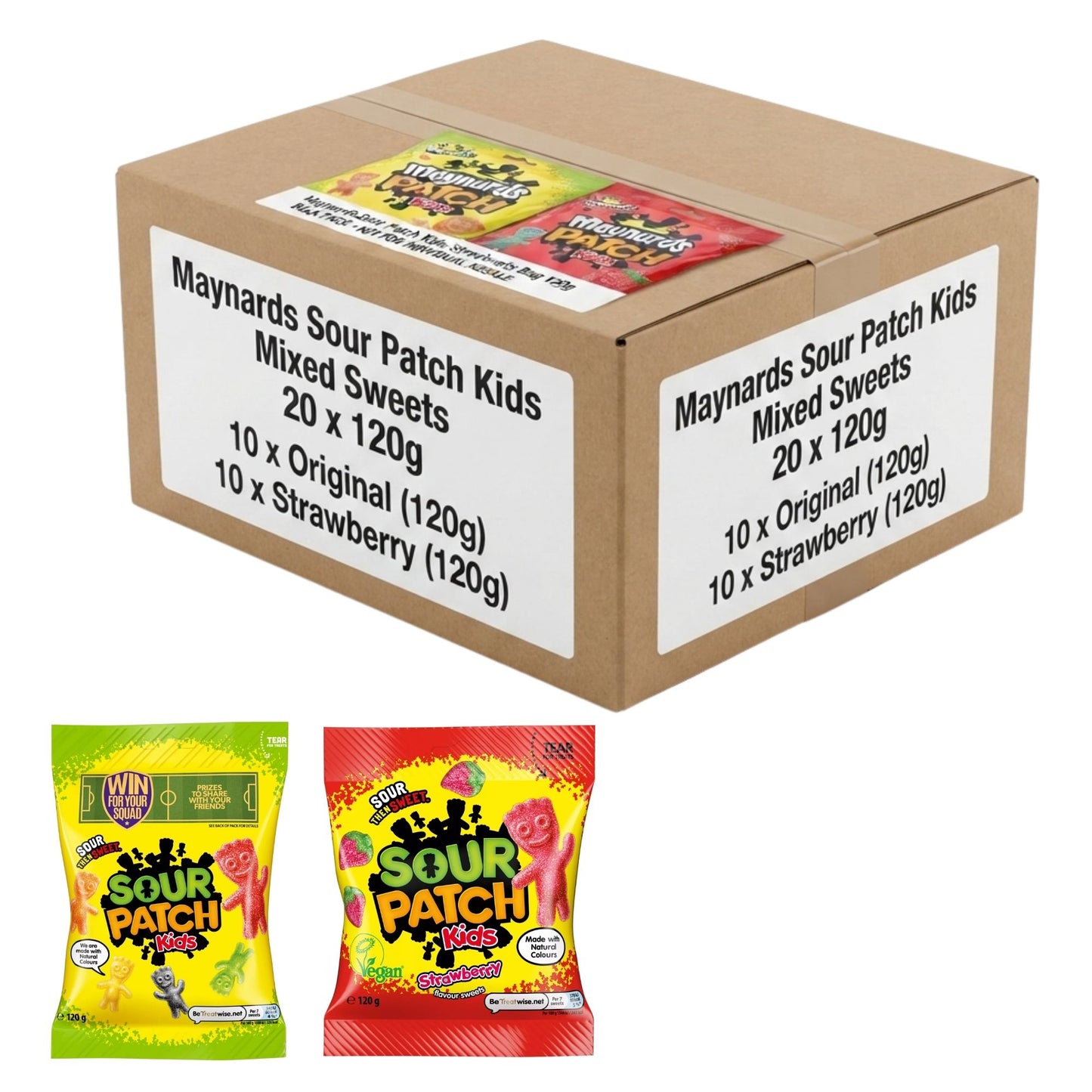 Maynards Sour Patch Kids Mixed Sweets 20 x 120g