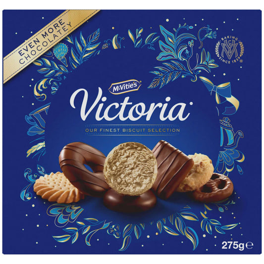 McVitie’s Victoria 275g luxury biscuit tin ideal for gifting or celebrations