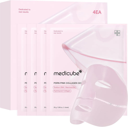 Medicube Salmon DNA PDRN pink collagen jelly mask 4 pack