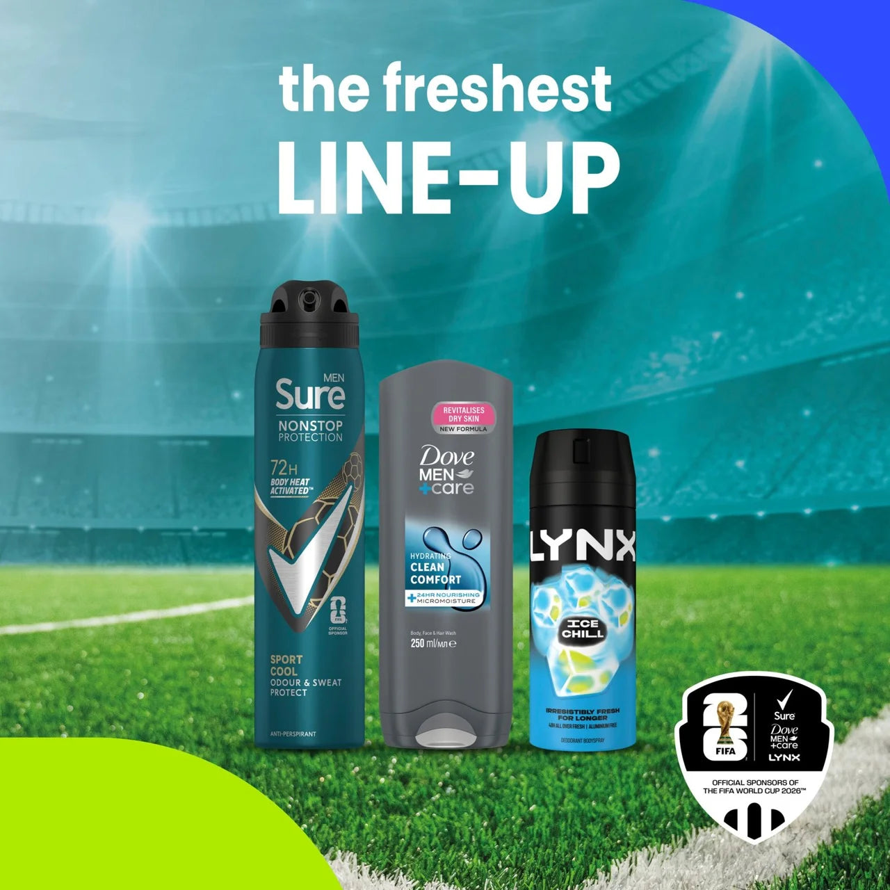Long lasting freshness men’s football gift bundle
