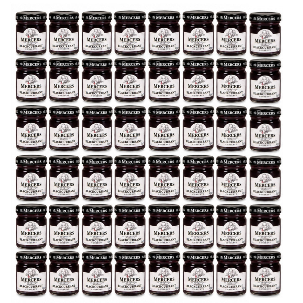 Mercers Blackcurrant Conserve 48 x 42g