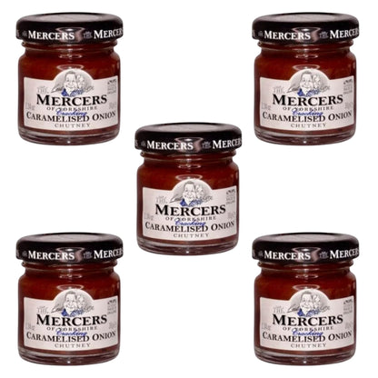Mercers Caramelised Onion Chutney 5 x 38g