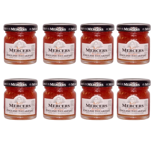 Mercers Fine Cut English Breakfast Marmalade 8 x 42g