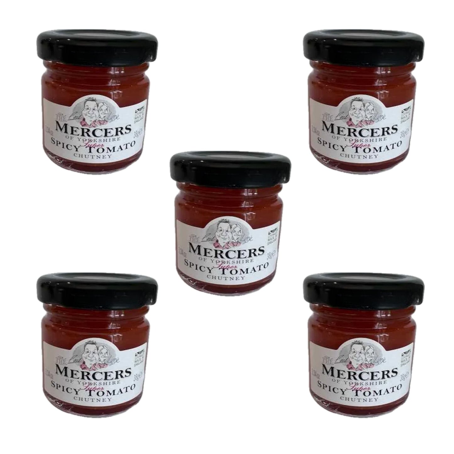 Mercers Spicy Tomato Chutney 6 x 38g