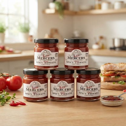 Mercers tomato chutney condiment