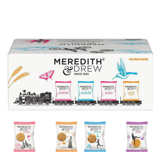 Meredith & Drew Biscuit Twinpacks Bulk Box 100 for catering or events