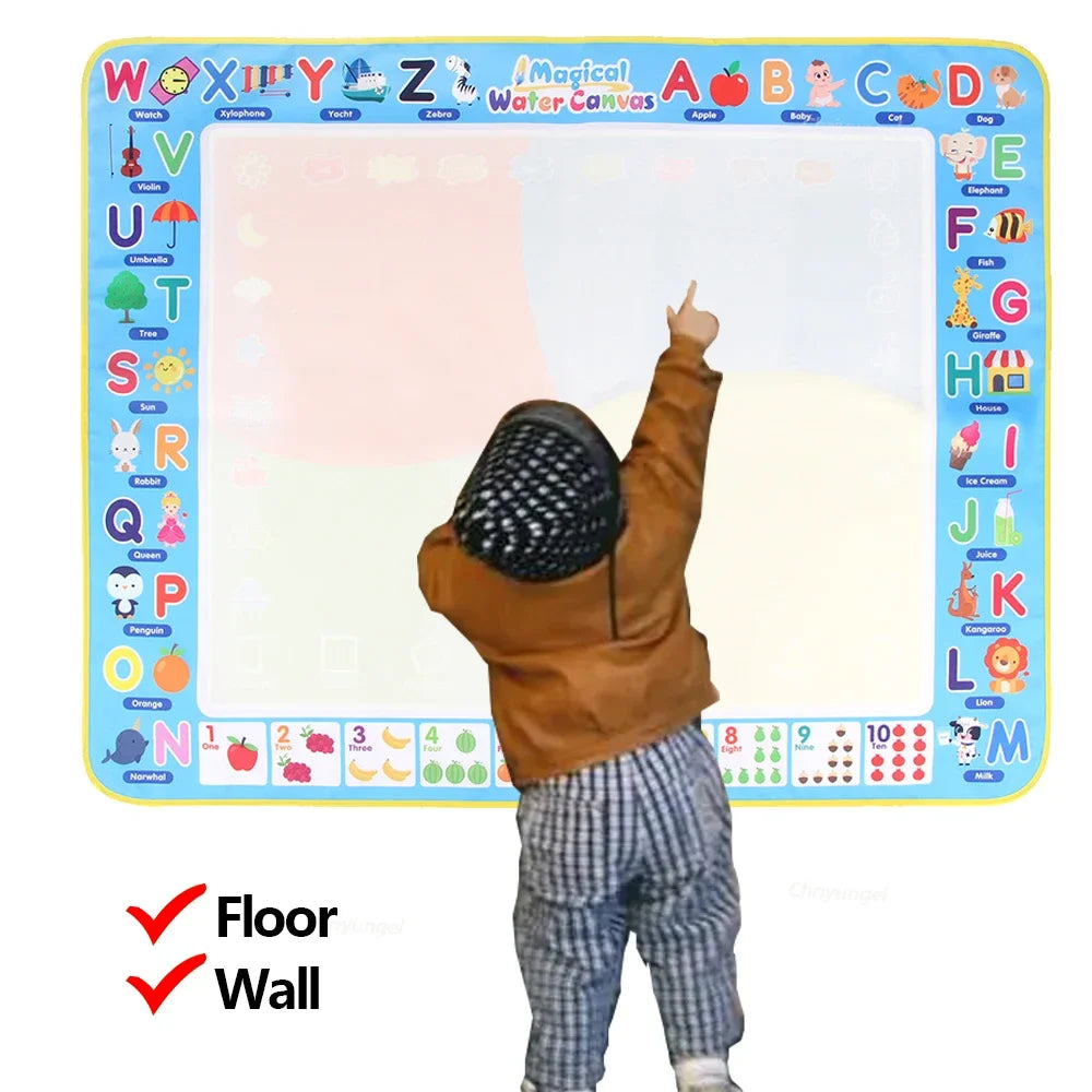 Magic doodle mat 100x80cm foldable portable kids art gift