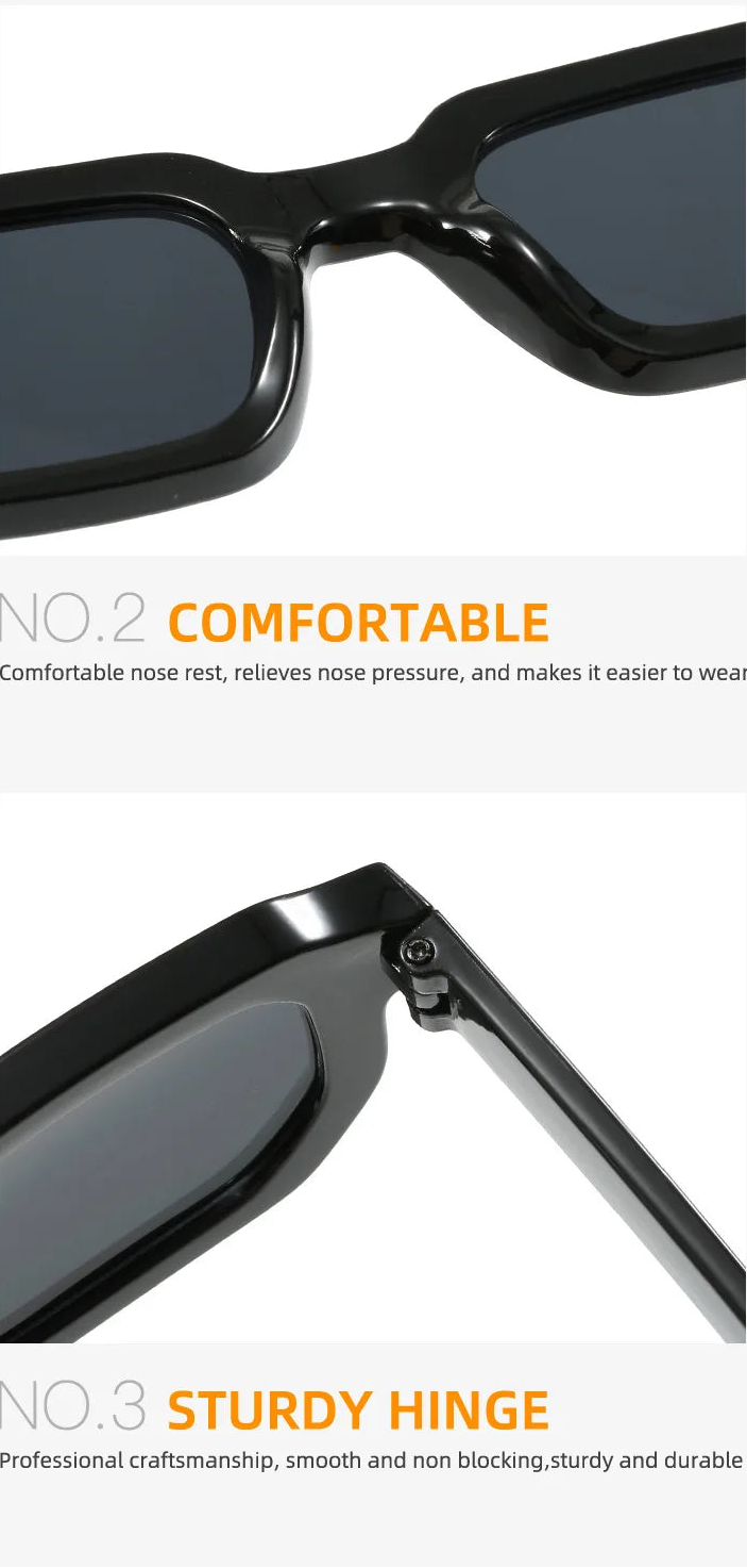Rectangle sunglasses size chart measurement guide lens width