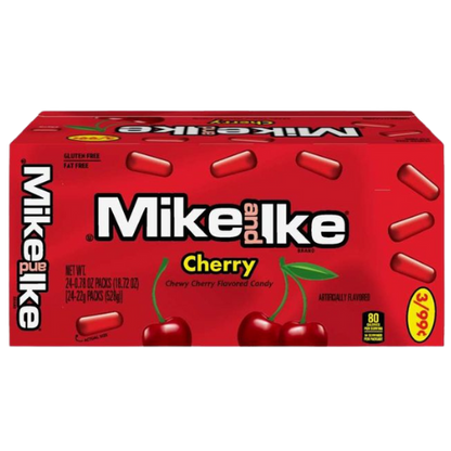 Mike and Ike Cherry Blast chewy candy 24 pack